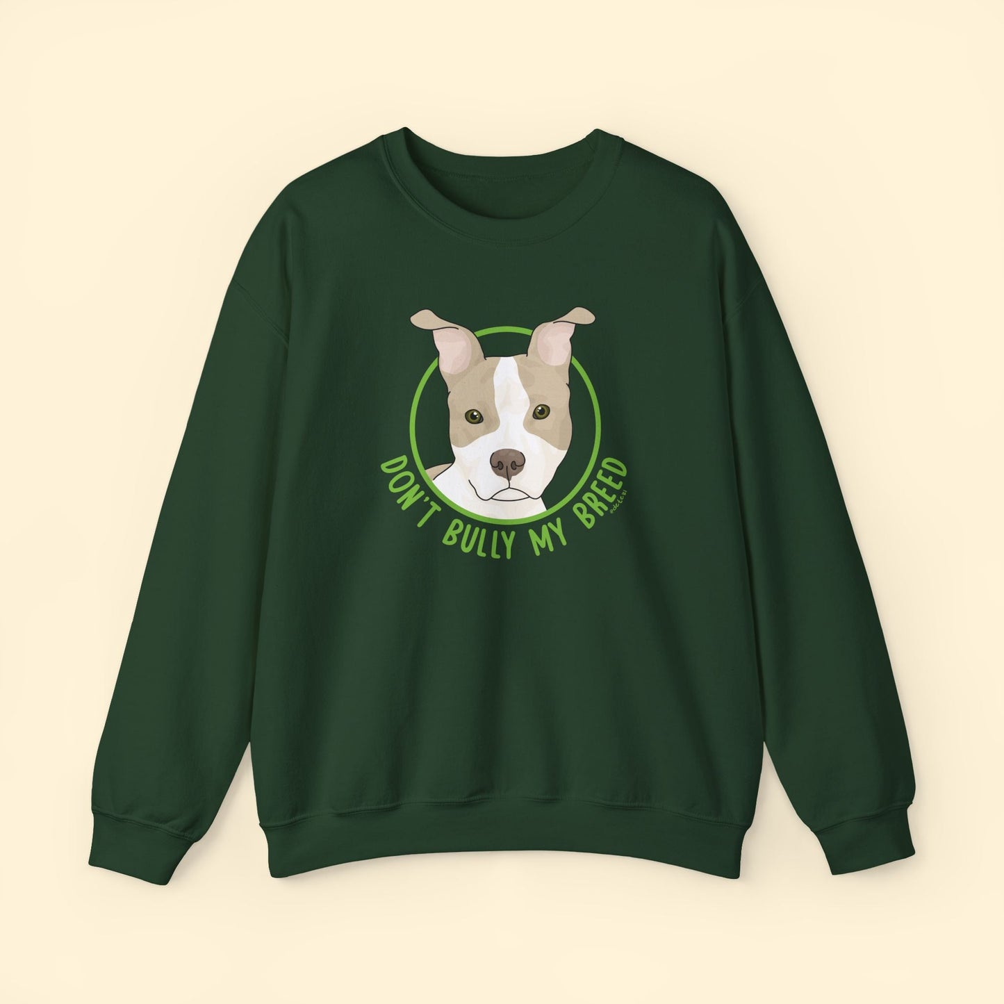 Don't Bully My Breed | Bunny Ears | Crewneck Sweatshirt - Detezi Designs - 52631095786029887960
