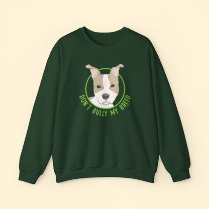 Don't Bully My Breed | Bunny Ears | Crewneck Sweatshirt - Detezi Designs - 52631095786029887960