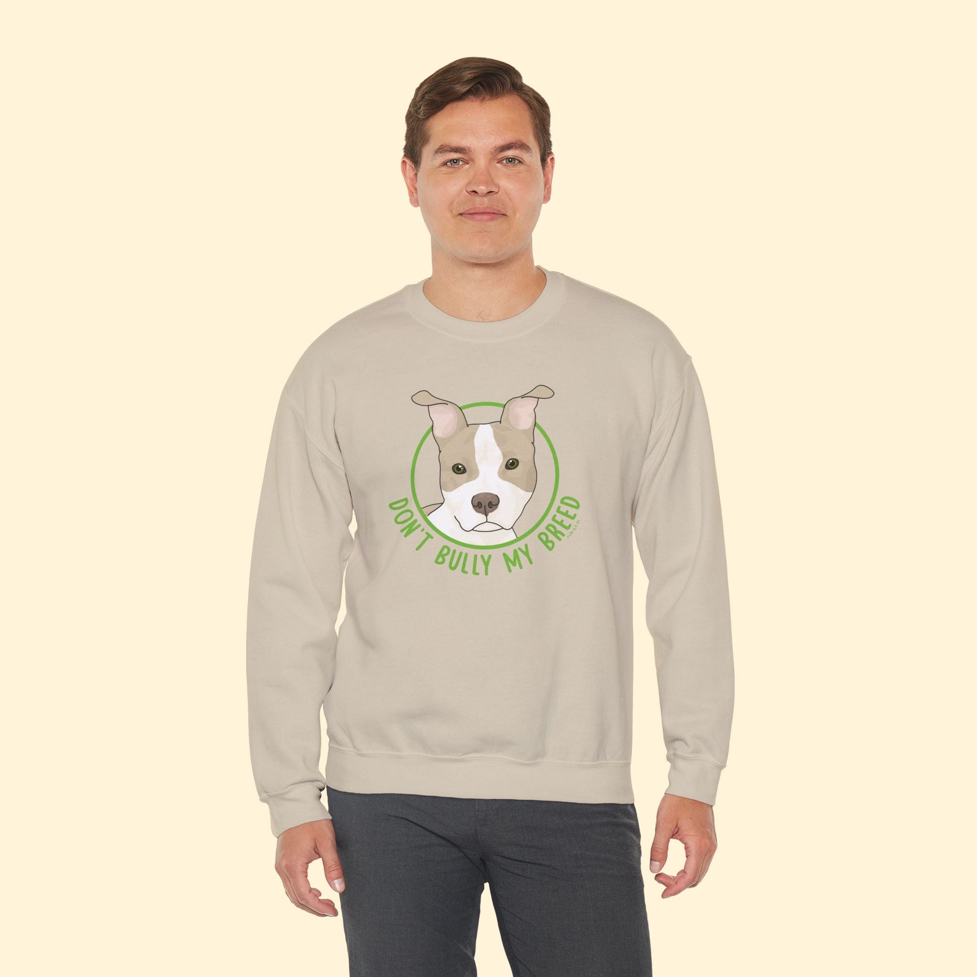 Don't Bully My Breed | Bunny Ears | Crewneck Sweatshirt - Detezi Designs - 52631095786029887960