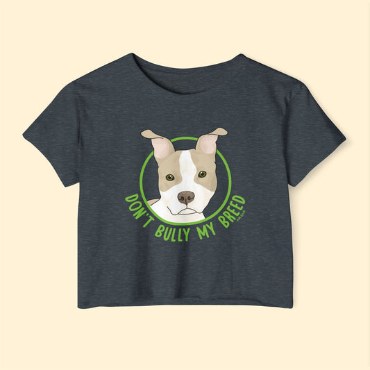 Don't Bully My Breed | Bunny Ears | Festival Crop Top - Detezi Designs - 18229100545081476893