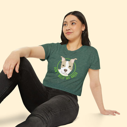 Don't Bully My Breed | Bunny Ears | Festival Crop Top - Detezi Designs - 18229100545081476893