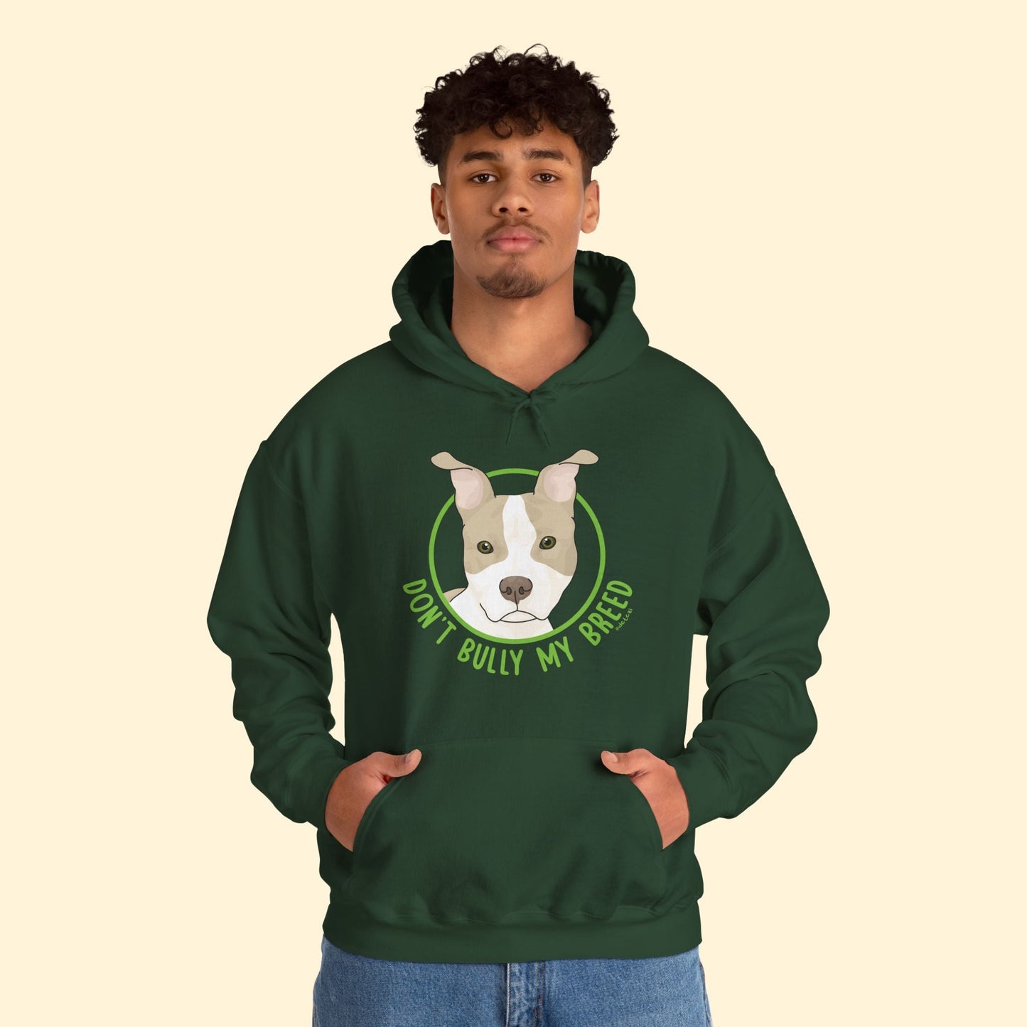 Don't Bully My Breed | Bunny Ears | Hooded Sweatshirt - Detezi Designs - 22304195995411448728