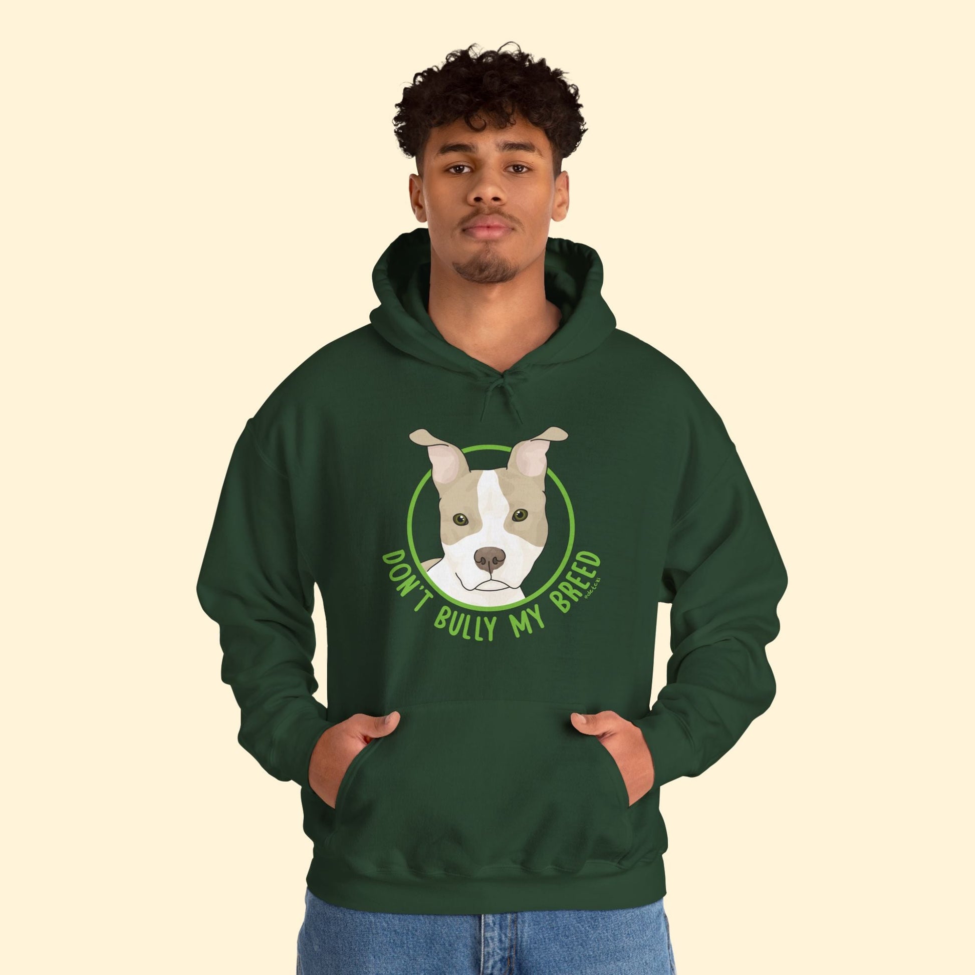 Don't Bully My Breed | Bunny Ears | Hooded Sweatshirt - Detezi Designs - 22304195995411448728
