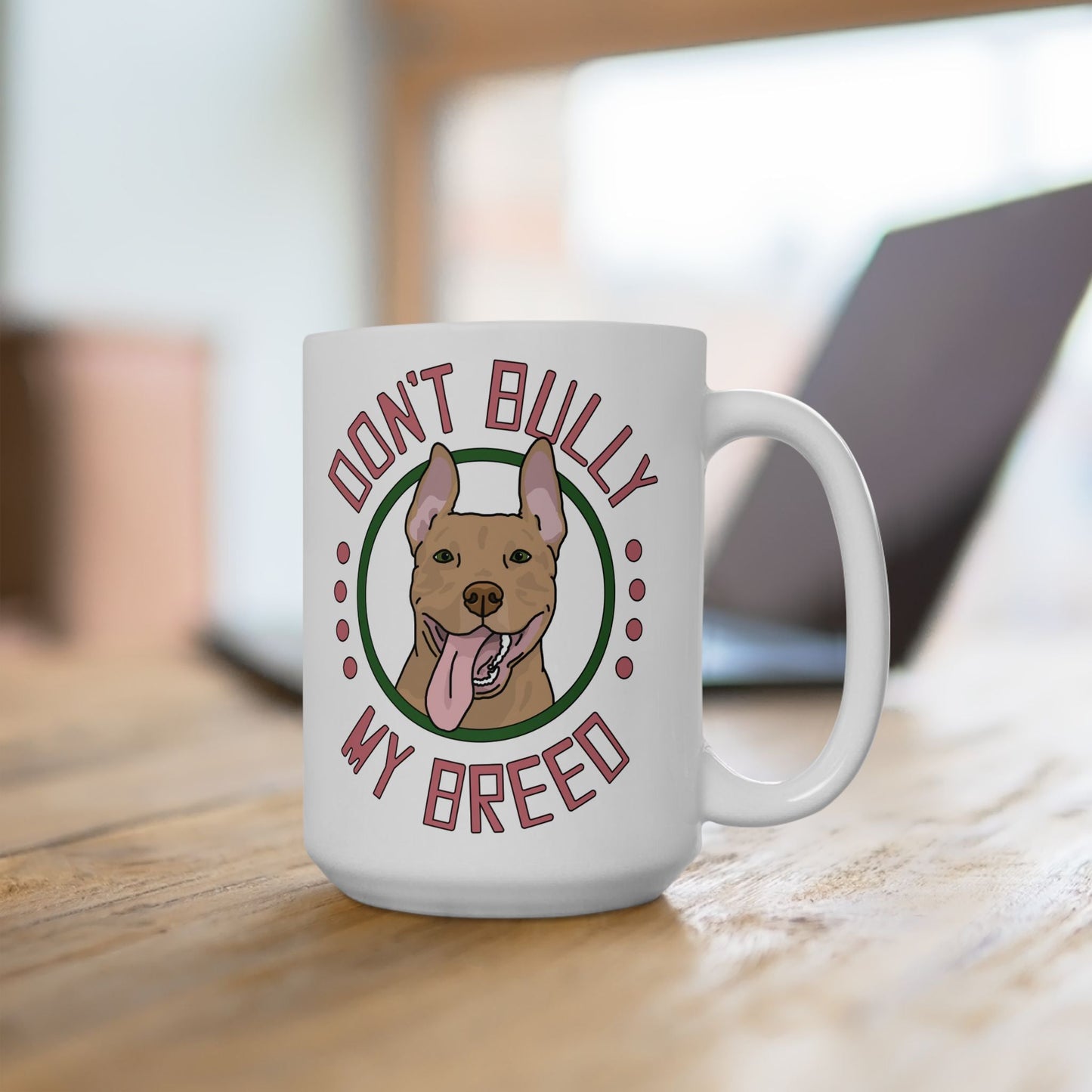 Don't Bully My Breed | Bunny Ears | Mug - Detezi Designs - 29402872877458138769