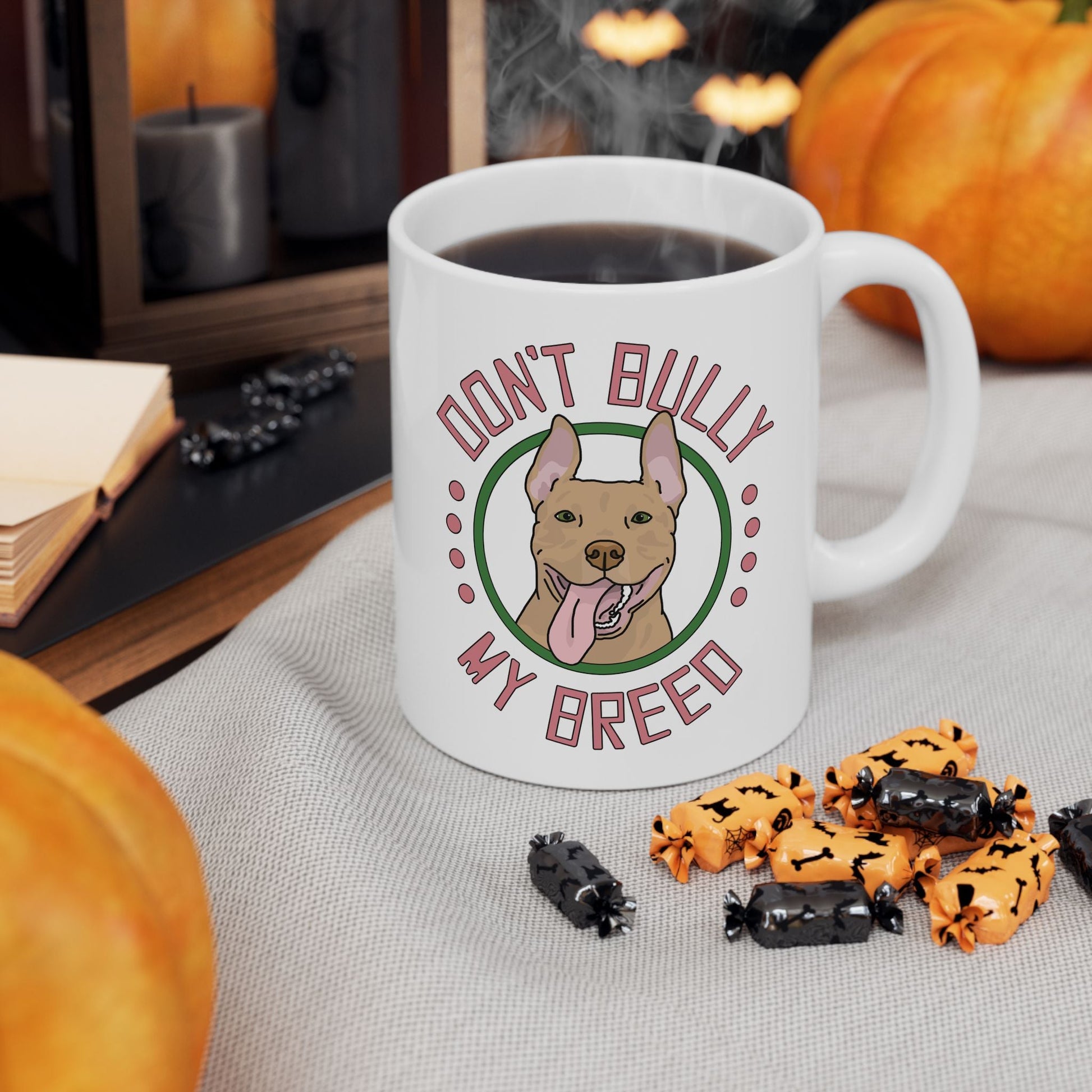 Don't Bully My Breed | Bunny Ears | Mug - Detezi Designs - 29402872877458138769