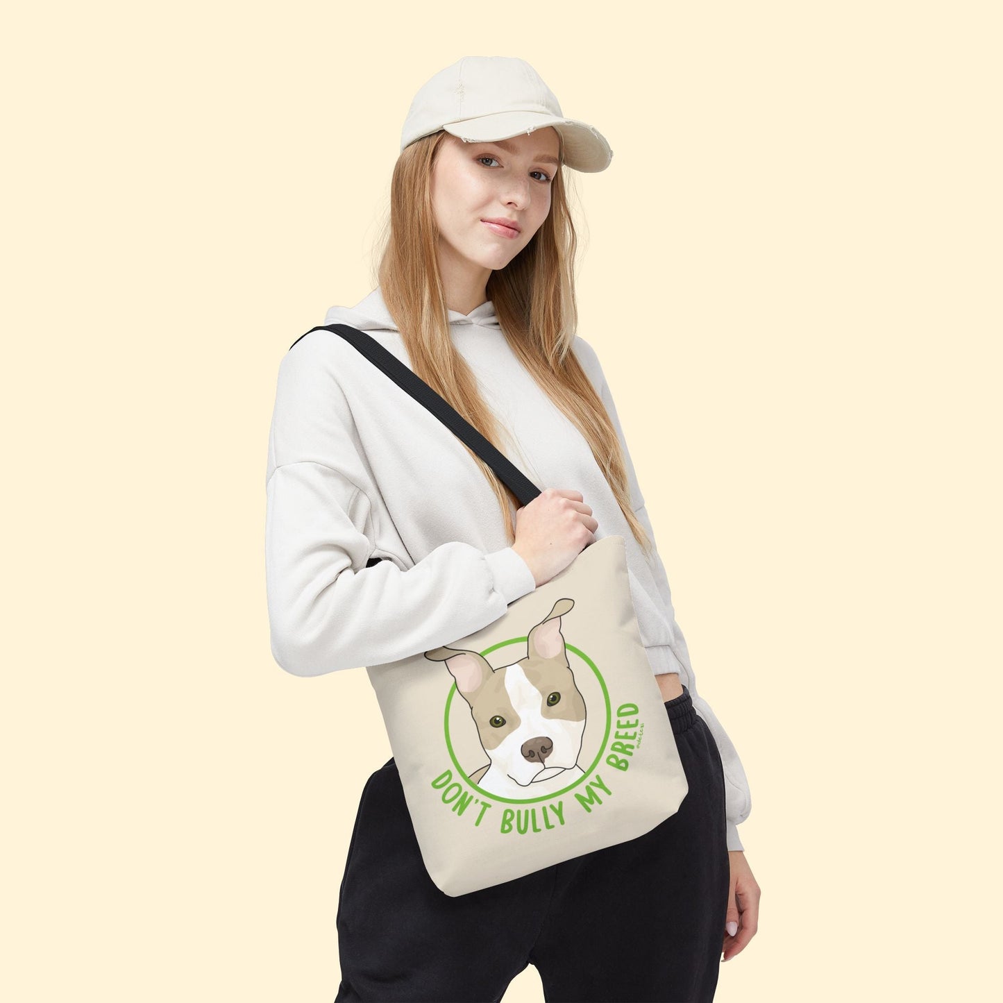 Don't Bully My Breed | Bunny Ears | Tote Bag - Detezi Designs - 59108496084062760477
