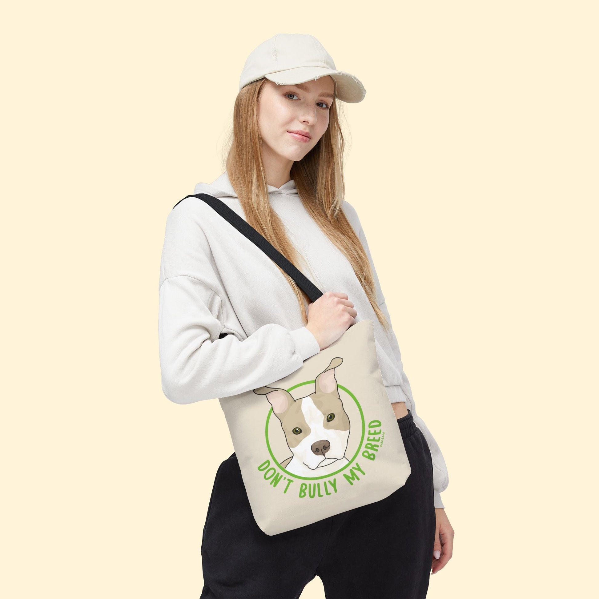 Don't Bully My Breed | Bunny Ears | Tote Bag - Detezi Designs - 59108496084062760477