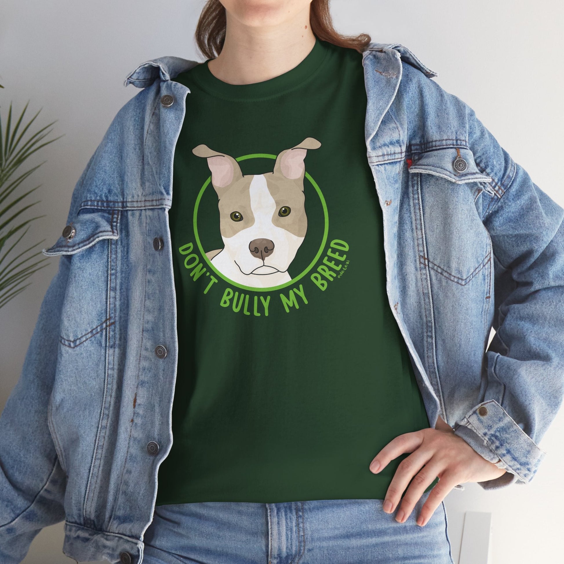 Don't Bully My Breed | Bunny Ears | Unisex T-shirt - Detezi Designs - 16710138551660658463