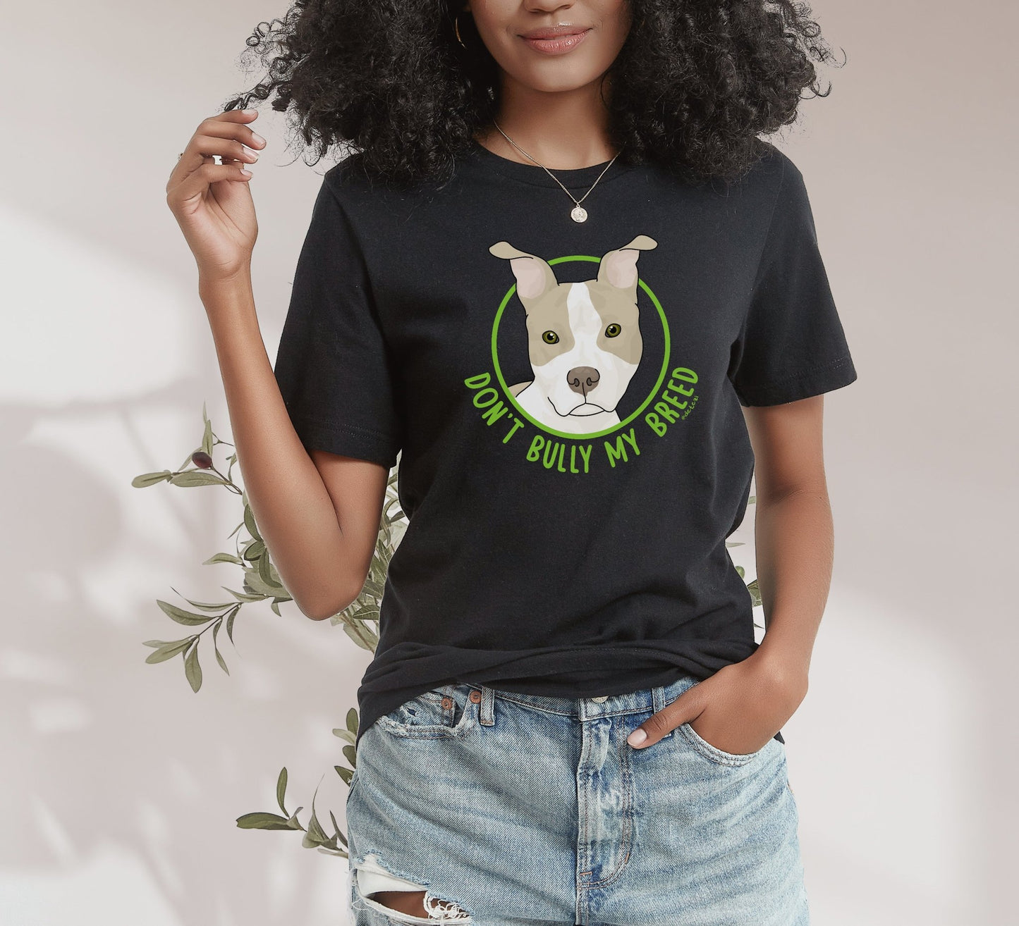Don't Bully My Breed | Bunny Ears | Unisex T-shirt - Detezi Designs - 16710138551660658463