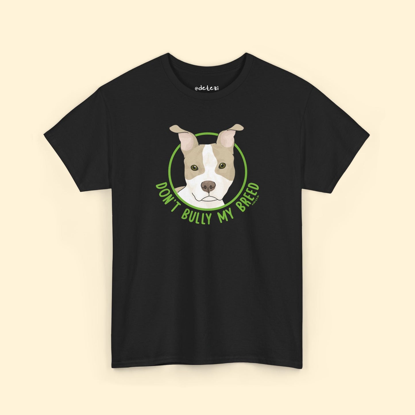 Don't Bully My Breed | Bunny Ears | Unisex T-shirt - Detezi Designs - 26847435217658186970