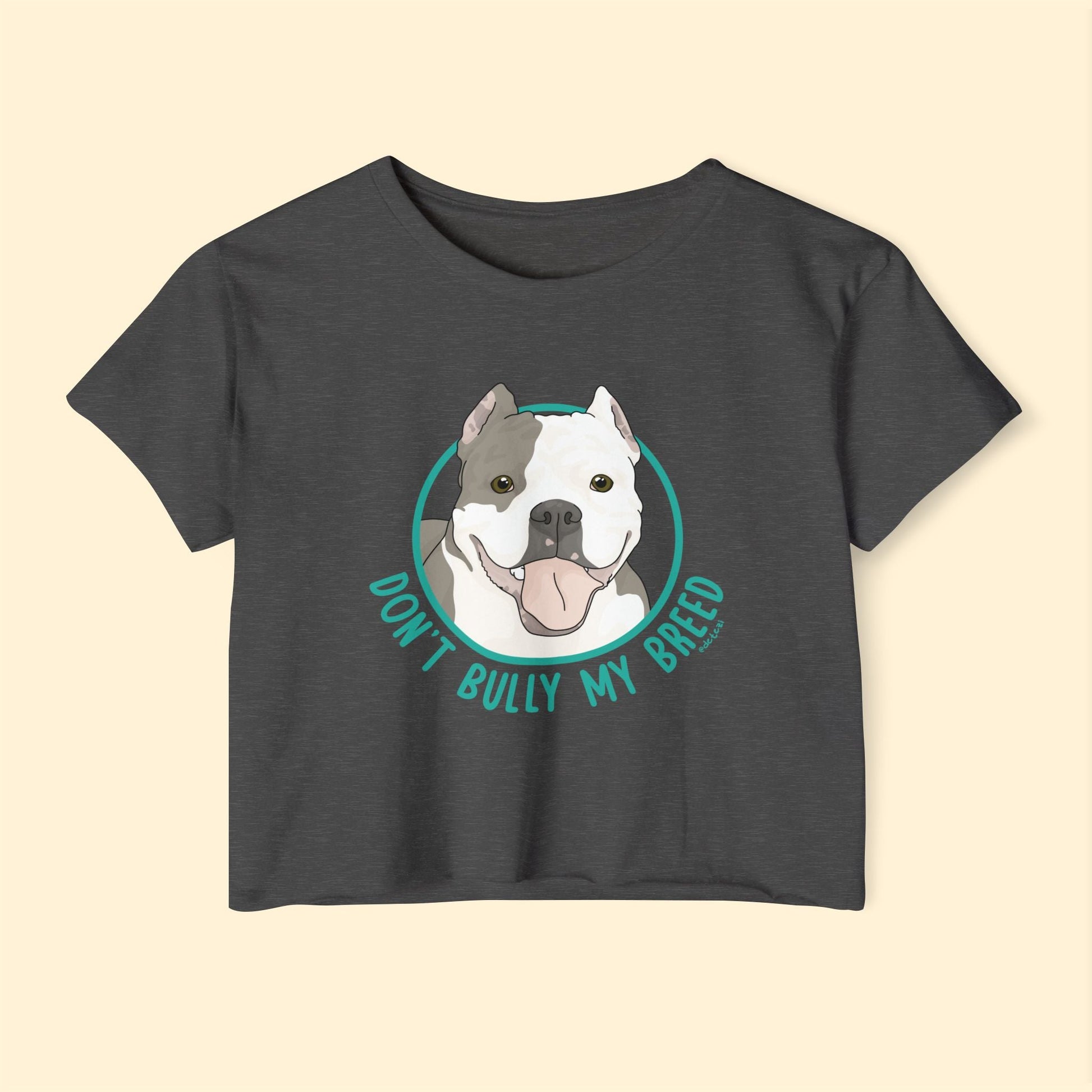 Don't Bully My Breed | Cropped Ears | Festival Crop Top - Detezi Designs - 28392620225079361369