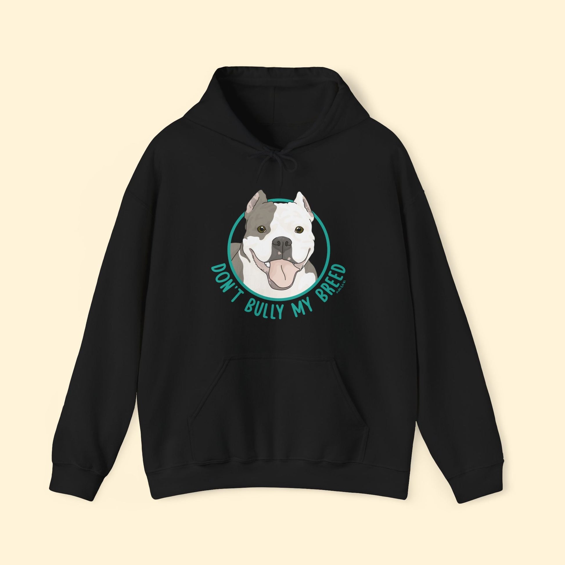 Don't Bully My Breed | Cropped Ears | Hooded Sweatshirt - Detezi Designs - 20698515897297378452