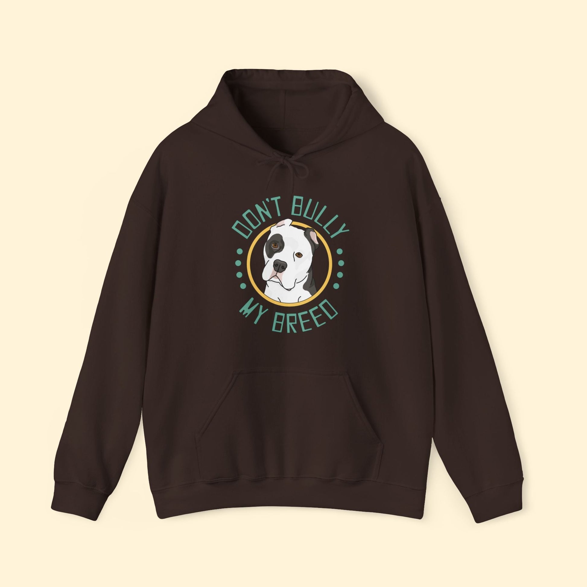 Don't Bully My Breed | Cropped Ears | Hooded Sweatshirt - Detezi Designs - 27280839221480653823