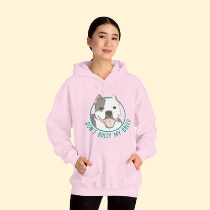 Don't Bully My Breed | Cropped Ears | Hooded Sweatshirt - Detezi Designs - 27366377102190062472