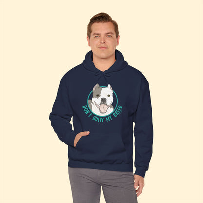 Don't Bully My Breed | Cropped Ears | Hooded Sweatshirt - Detezi Designs - 27366377102190062472