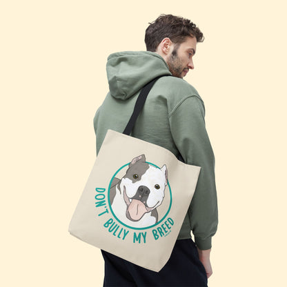 Don't Bully My Breed | Cropped Ears | Tote Bag - Detezi Designs - 10744216948814826578