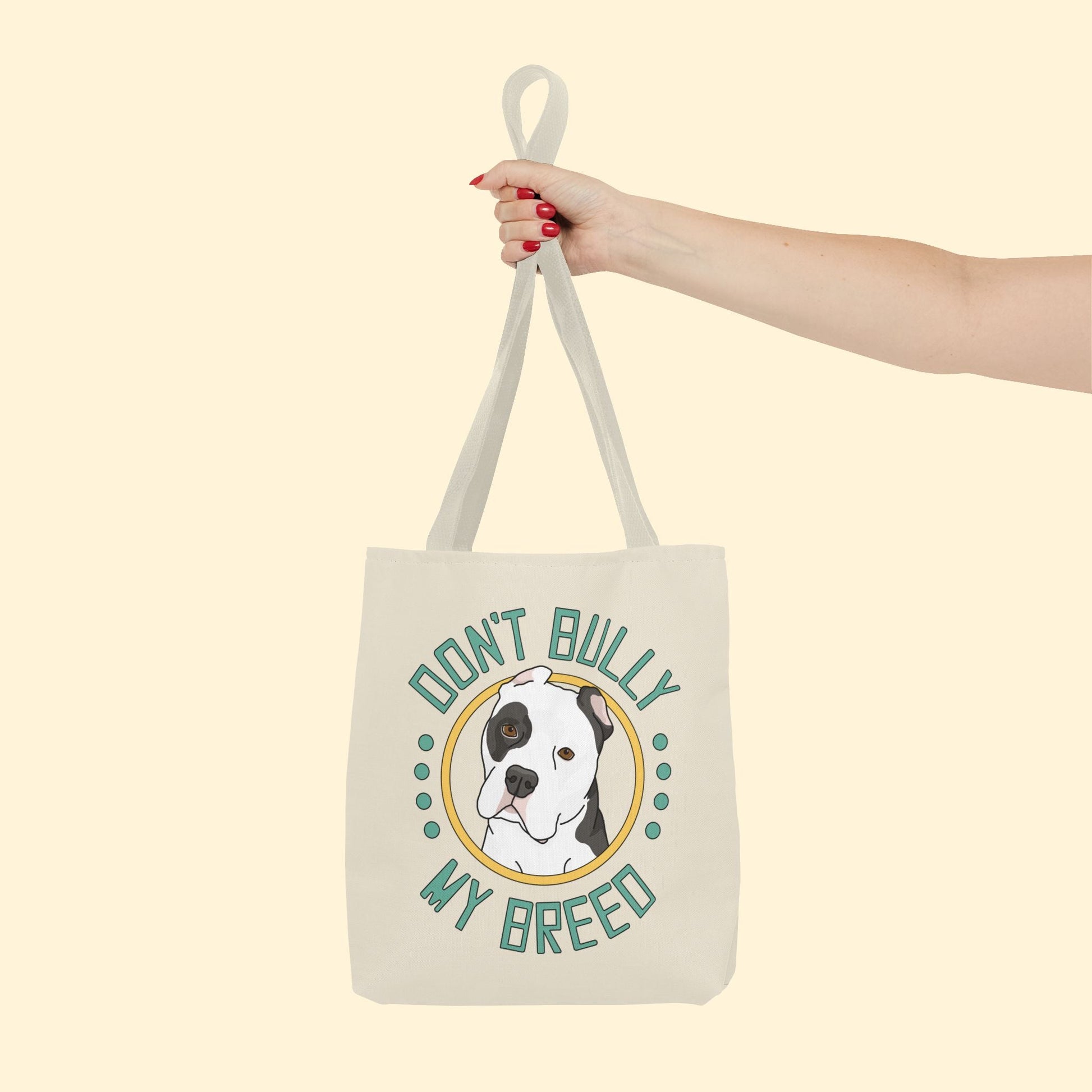 Don't Bully My Breed | Cropped Ears | Tote Bag - Detezi Designs - 26013284353716287052