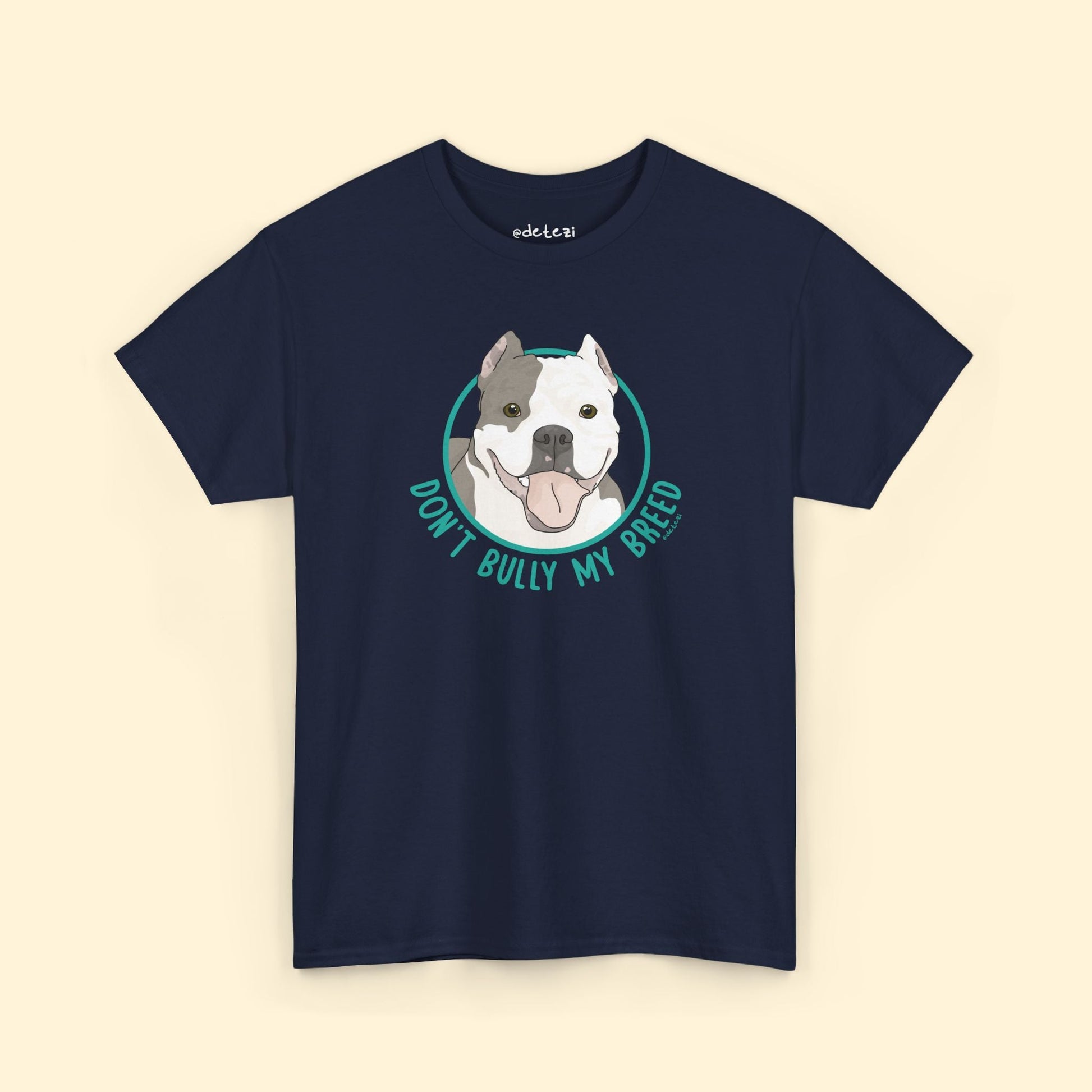 Don't Bully My Breed | Cropped Ears | Unisex T-shirt - Detezi Designs - 61408185449877102470