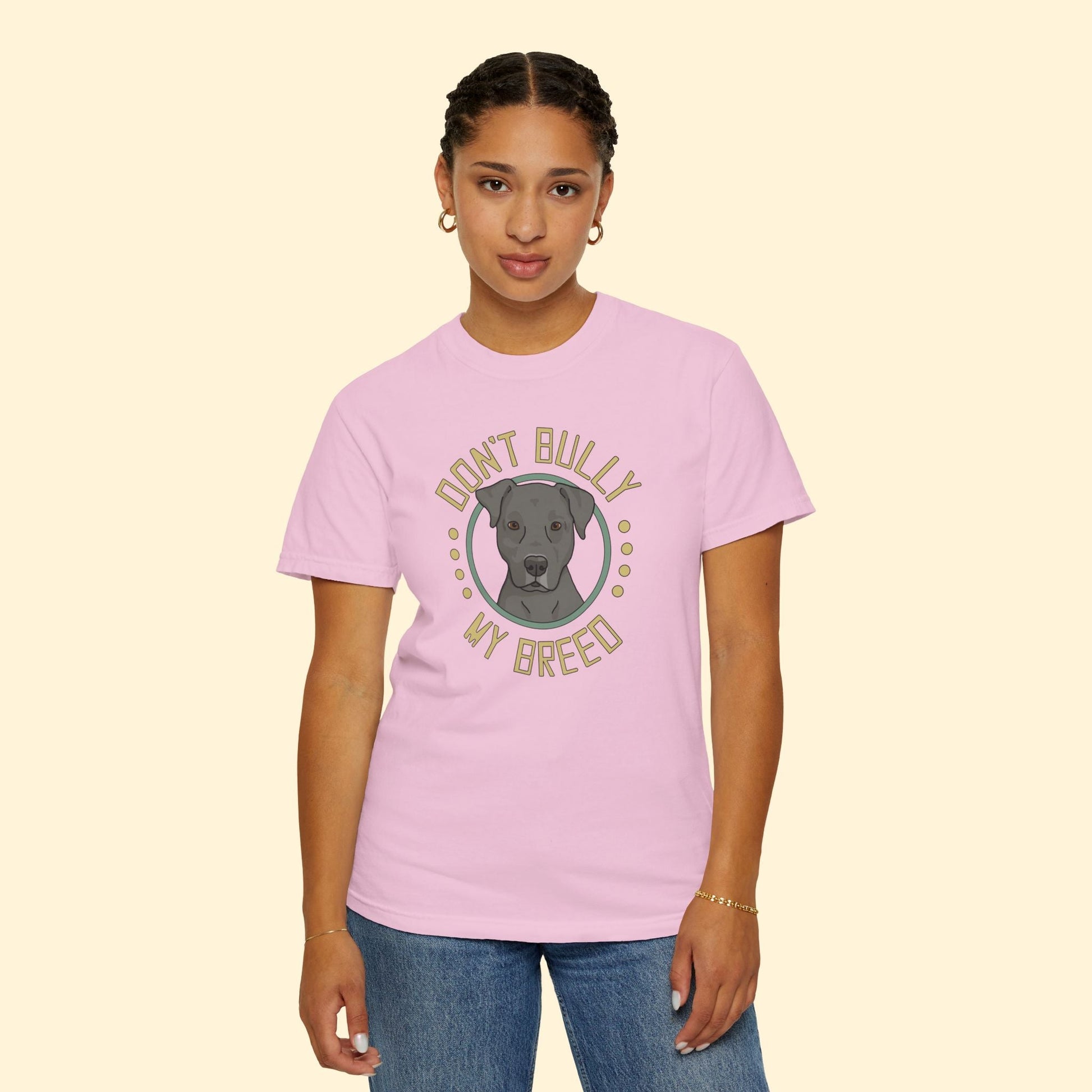 Don't Bully My Breed | Floppy Ears | Comfort Colors Unisex T-shirt - Detezi Designs - 20860913998522928177