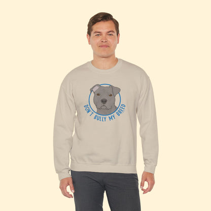 Don't Bully My Breed | Floppy Ears | Crewneck Sweatshirt - Detezi Designs - 11730364190674856963