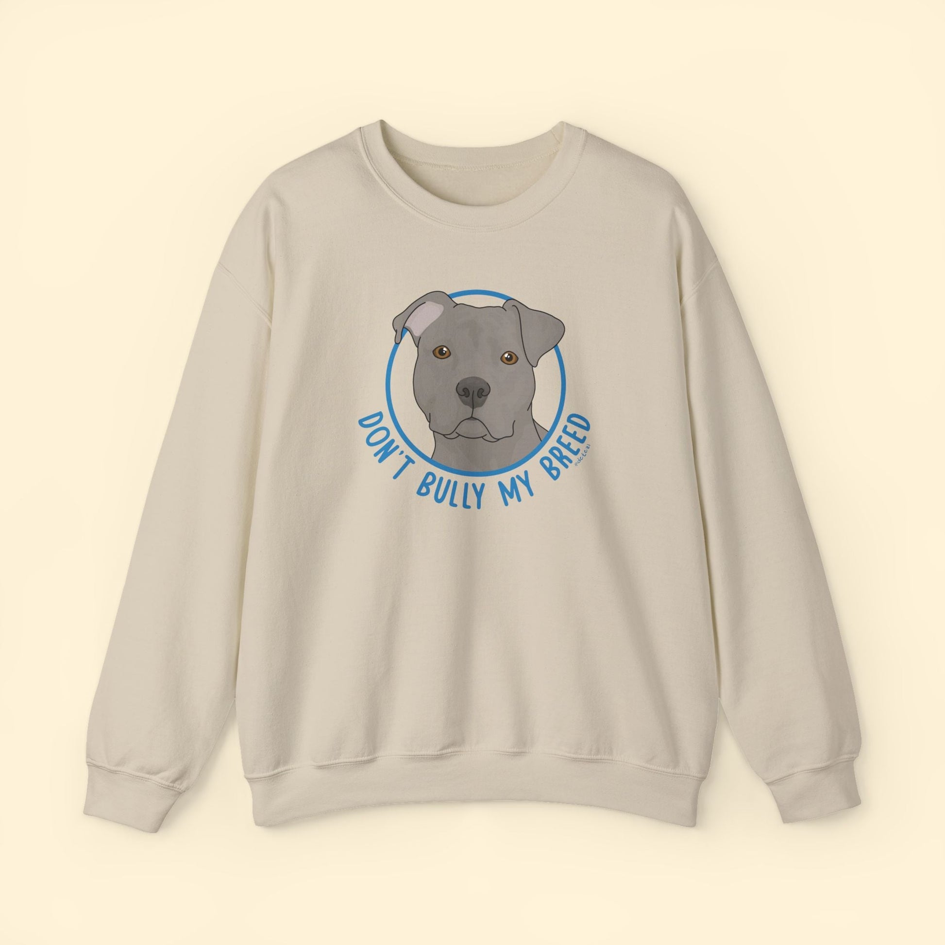 Don't Bully My Breed | Floppy Ears | Crewneck Sweatshirt - Detezi Designs - 24120137625155464987