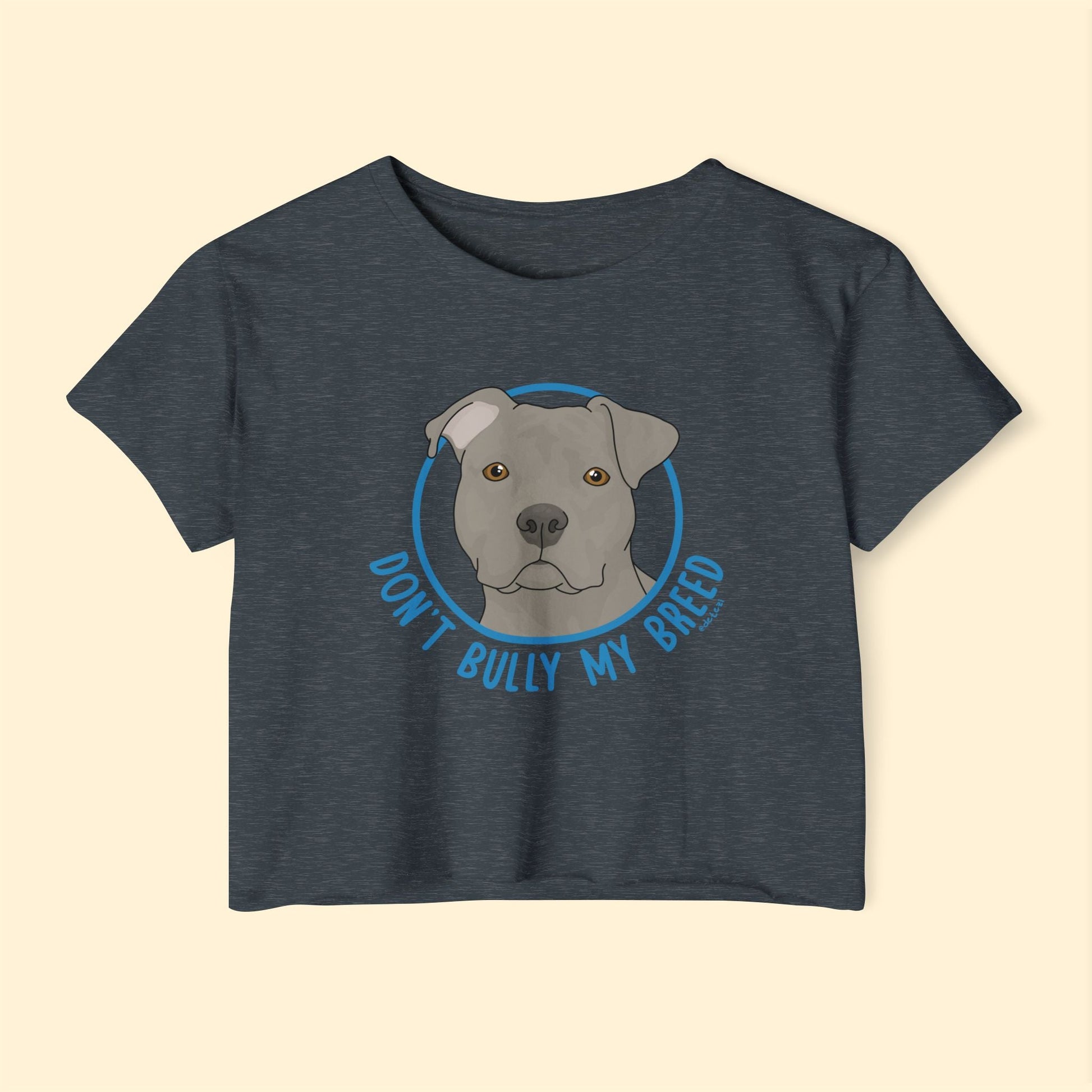 Don't Bully My Breed | Floppy Ears | Festival Crop Top - Detezi Designs - 95005619715180098823