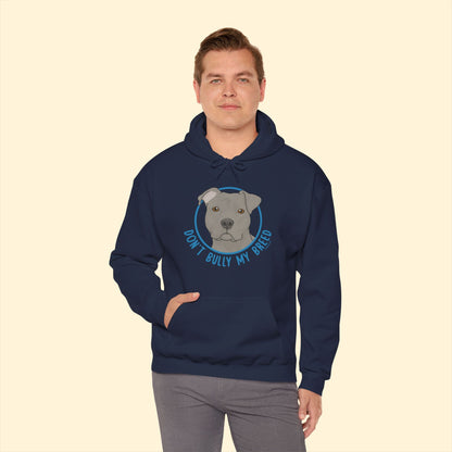 Don't Bully My Breed | Floppy Ears | Hooded Sweatshirt - Detezi Designs - 20435821931402998402