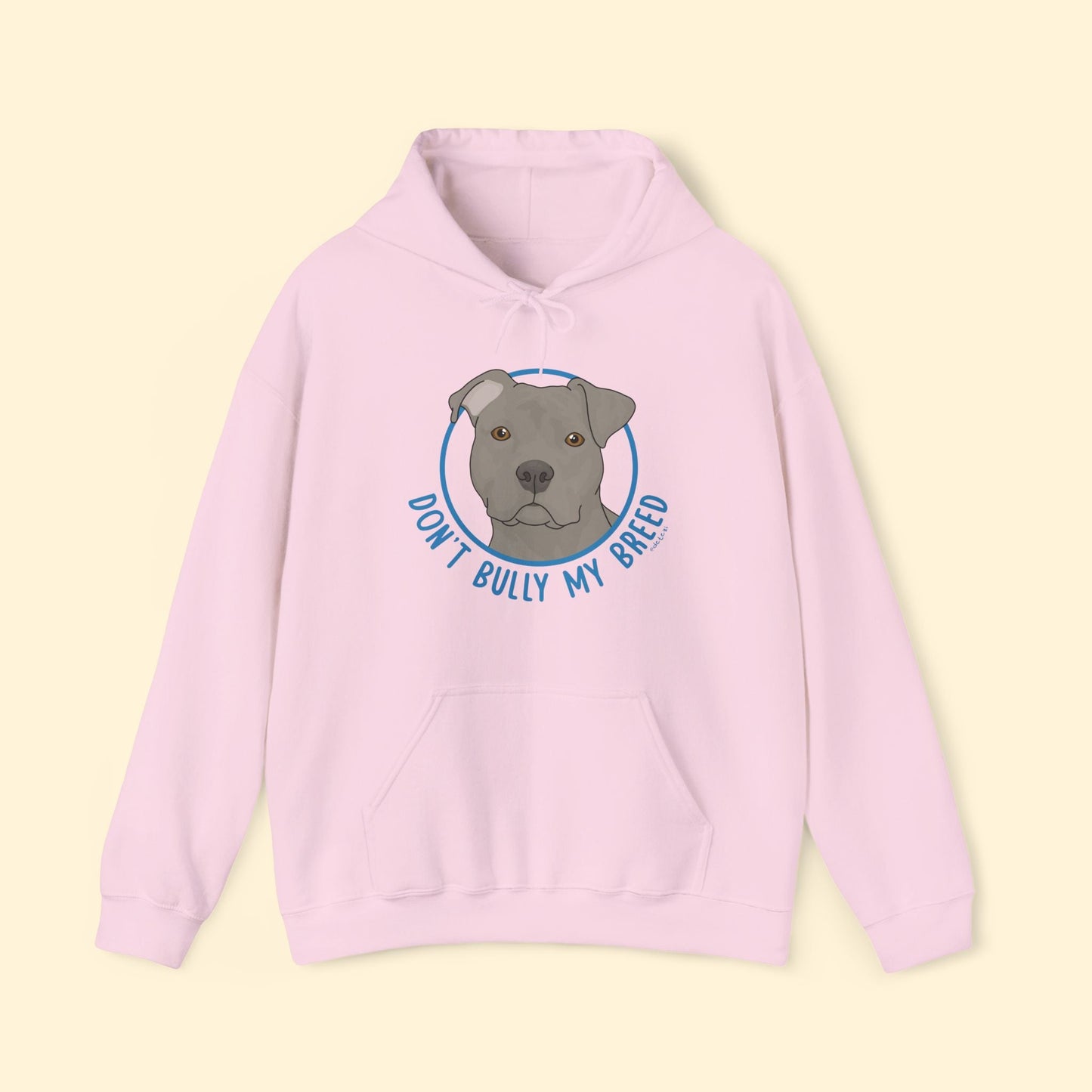 Don't Bully My Breed | Floppy Ears | Hooded Sweatshirt - Detezi Designs - 21002493162369683892