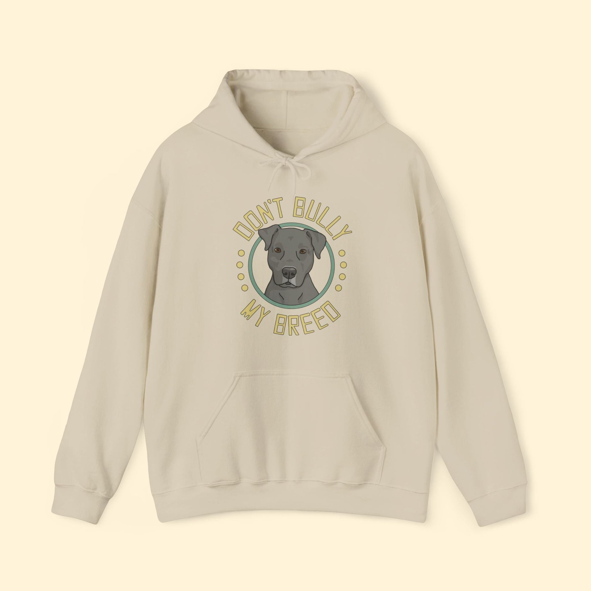 Don't Bully My Breed | Floppy Ears | Hooded Sweatshirt - Detezi Designs - 28696820559029245967