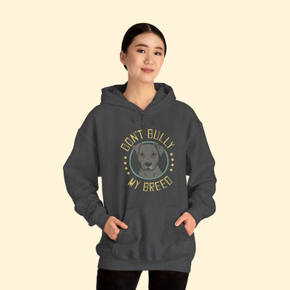 Don't Bully My Breed | Floppy Ears | Hooded Sweatshirt - Detezi Designs - 28696820559029245967