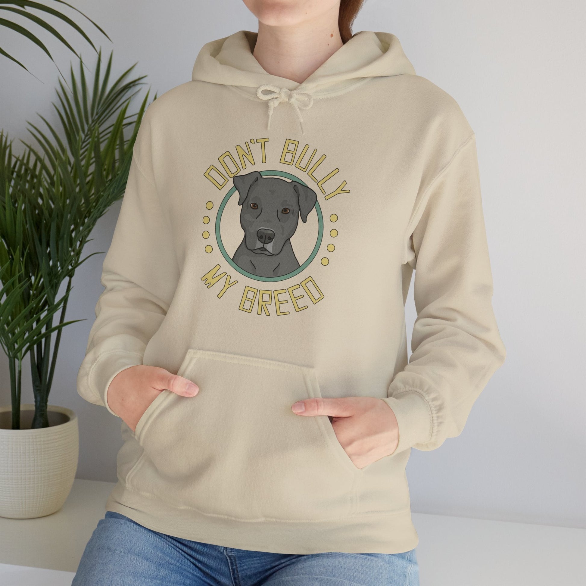 Don't Bully My Breed | Floppy Ears | Hooded Sweatshirt - Detezi Designs - 88821281685184921638