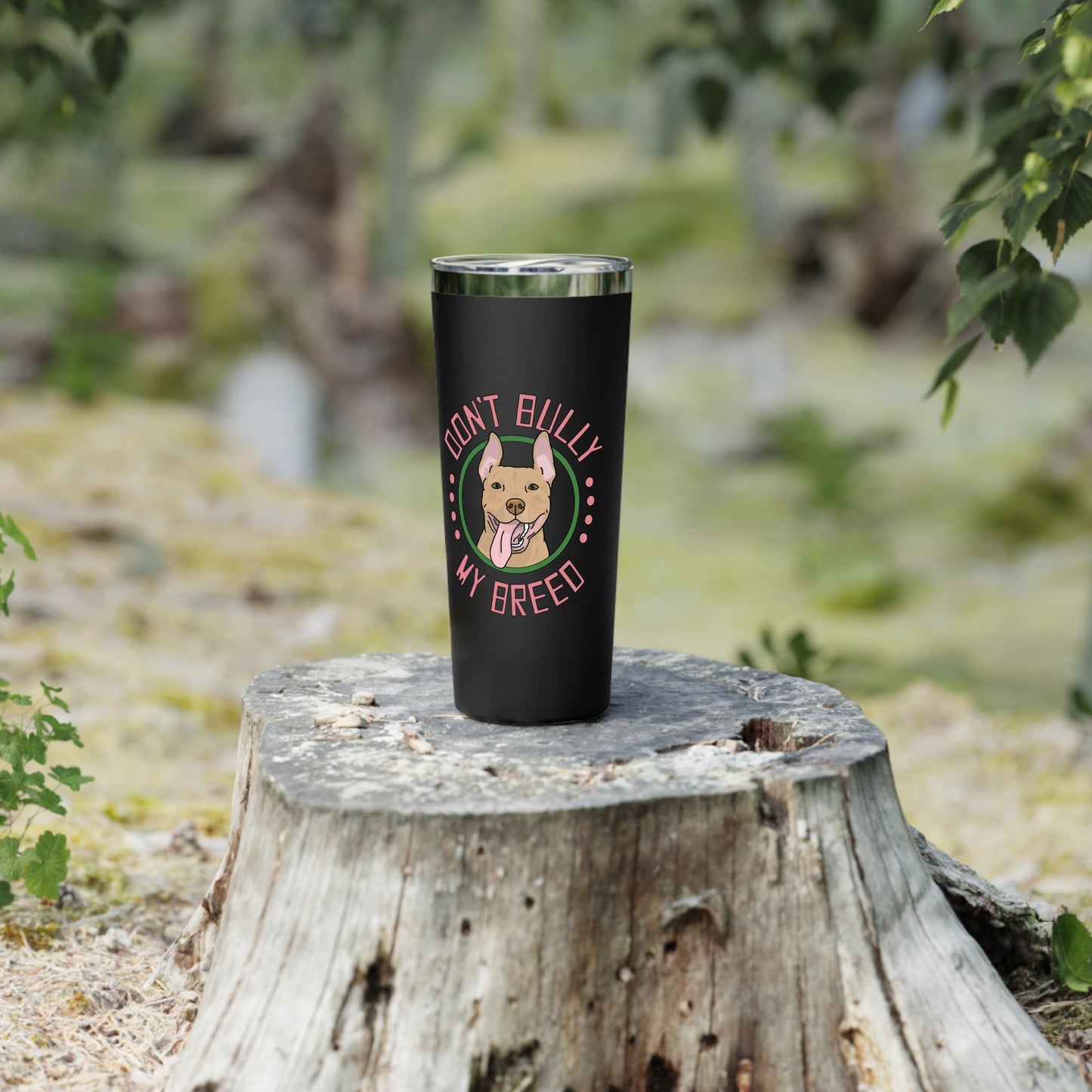 Don't Bully My Breed | Floppy Ears | Insulated Tumbler, 22oz - Detezi Designs - 30082654738532186622