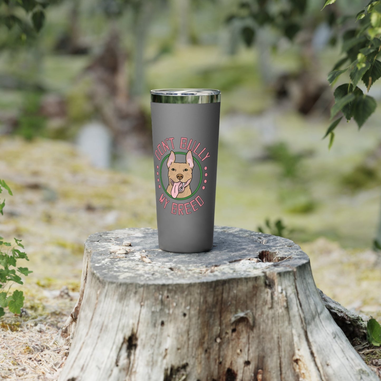 Don't Bully My Breed | Floppy Ears | Insulated Tumbler, 22oz - Detezi Designs - 30082654738532186622