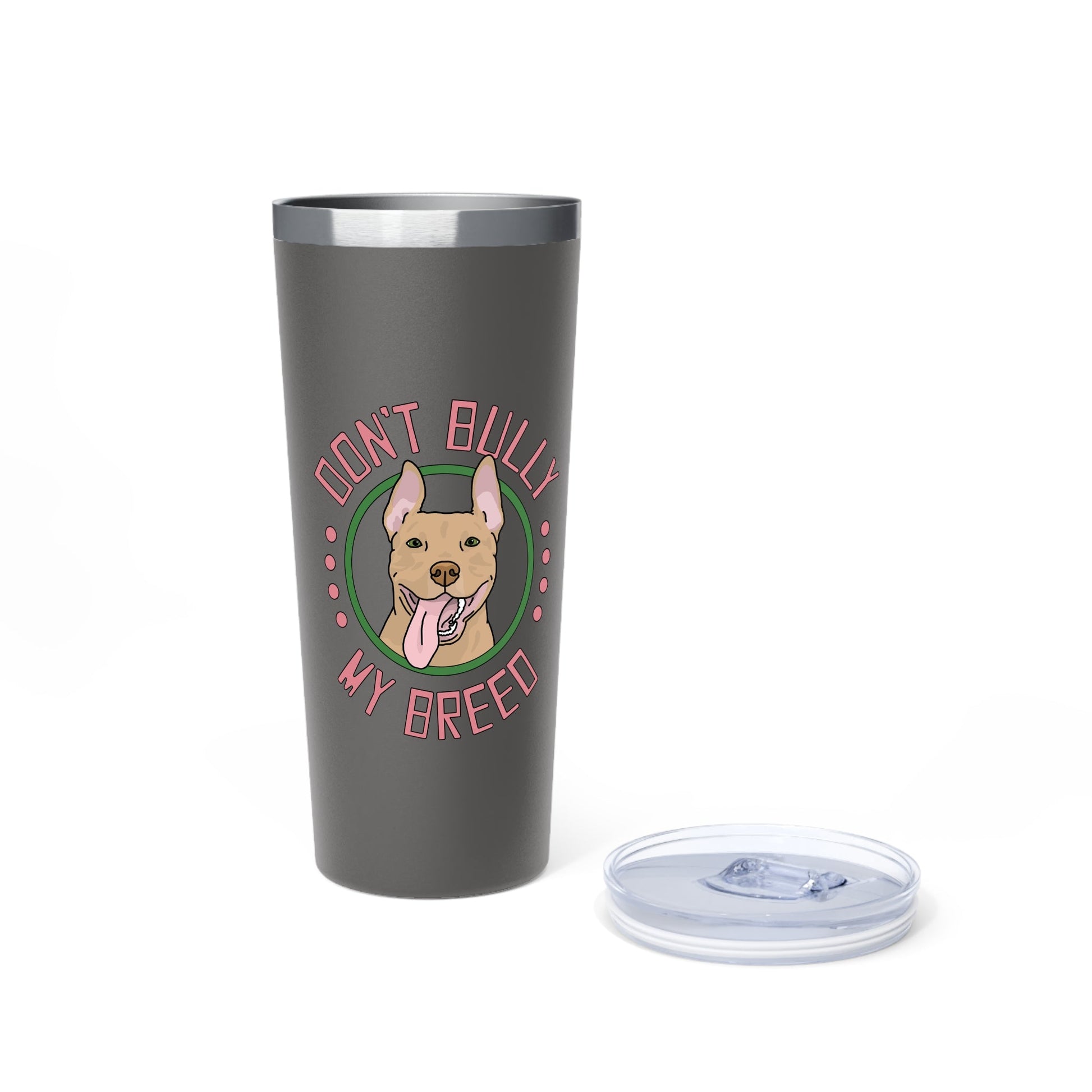 Don't Bully My Breed | Floppy Ears | Insulated Tumbler, 22oz - Detezi Designs - 30082654738532186622