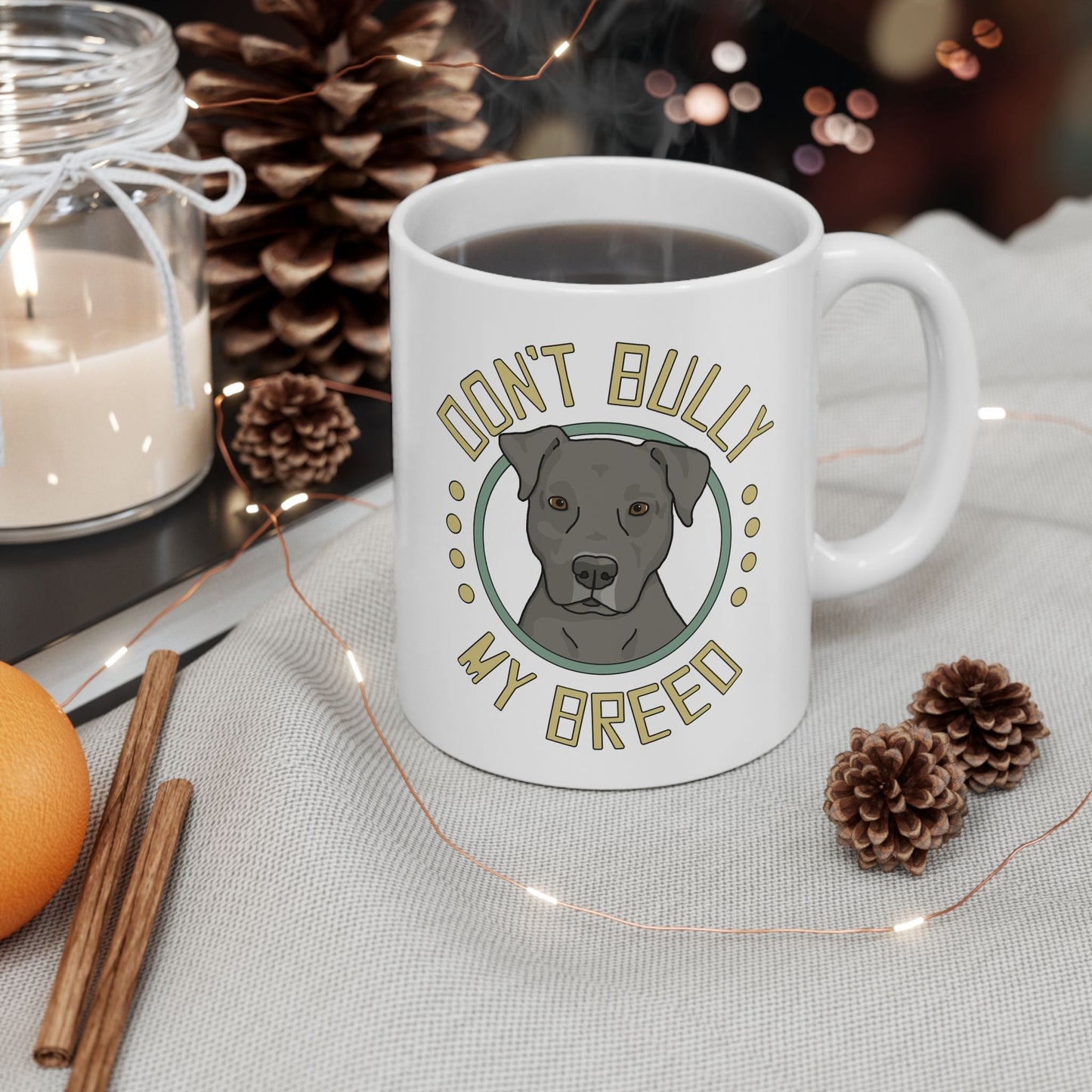 Don't Bully My Breed | Floppy Ears | Mug - Detezi Designs - 17262182635848290507