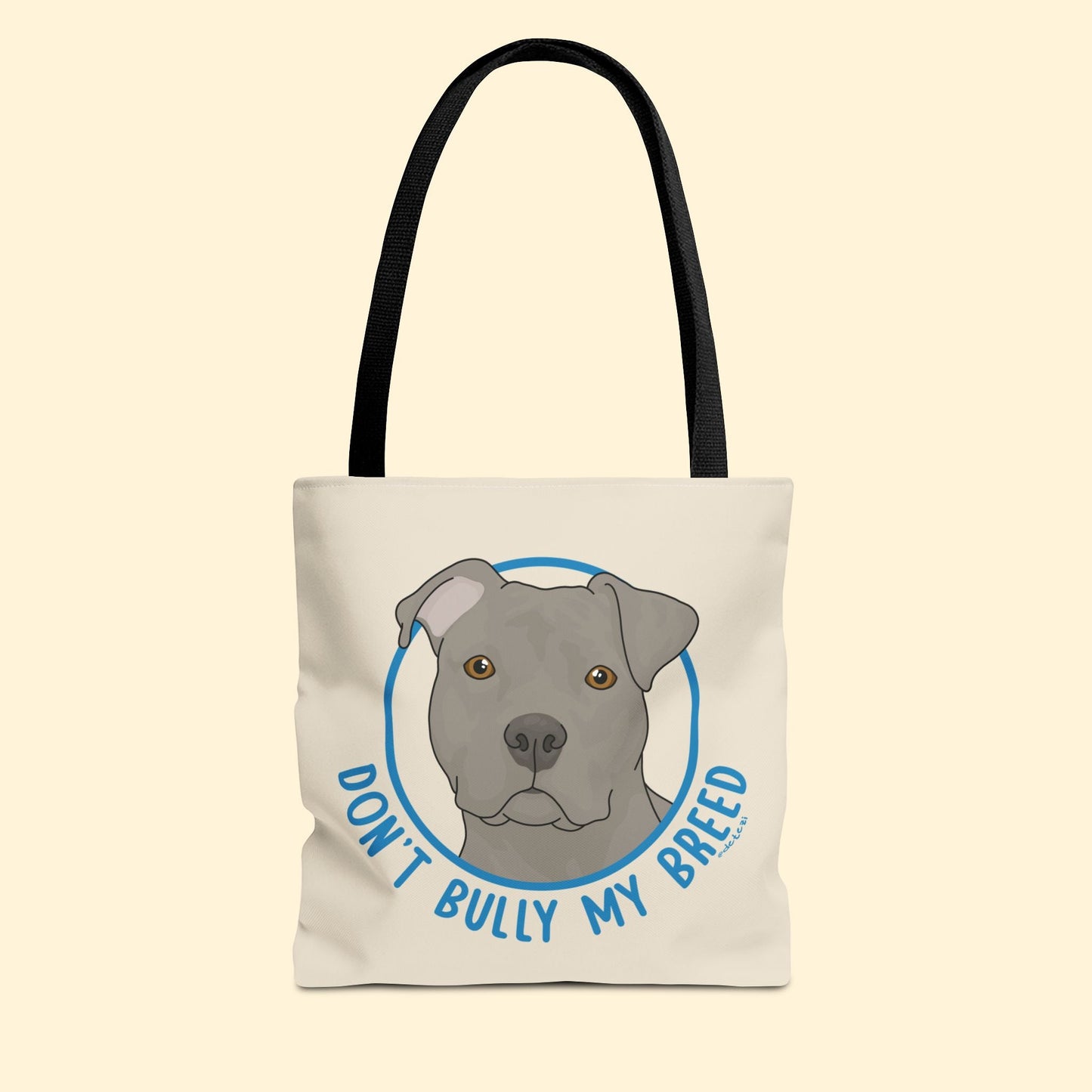 Don't Bully My Breed | Floppy Ears | Tote Bag - Detezi Designs - 10945533491557758455