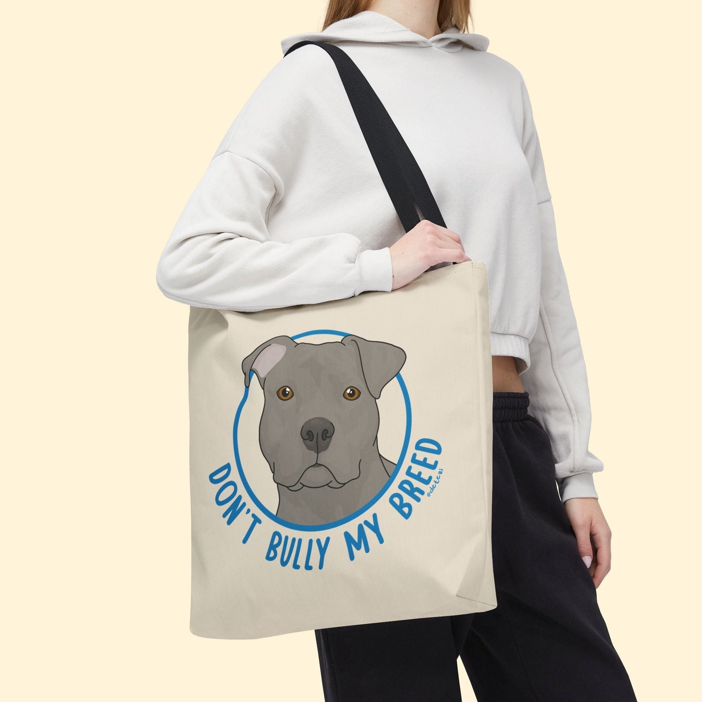 Don't Bully My Breed | Floppy Ears | Tote Bag - Detezi Designs - 21091498162231405180
