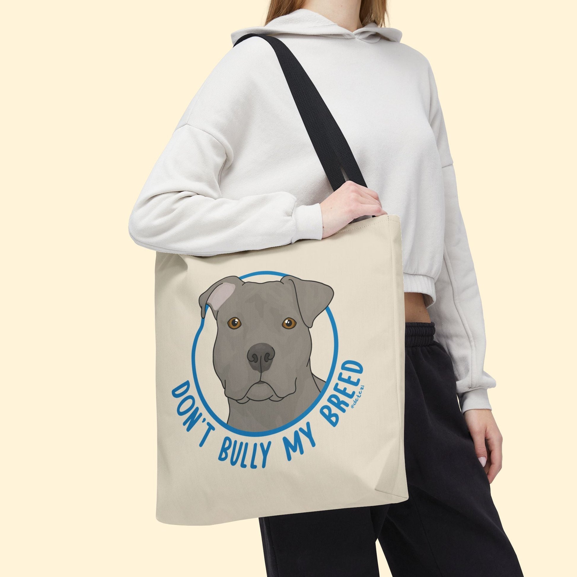 Don't Bully My Breed | Floppy Ears | Tote Bag - Detezi Designs - 21091498162231405180