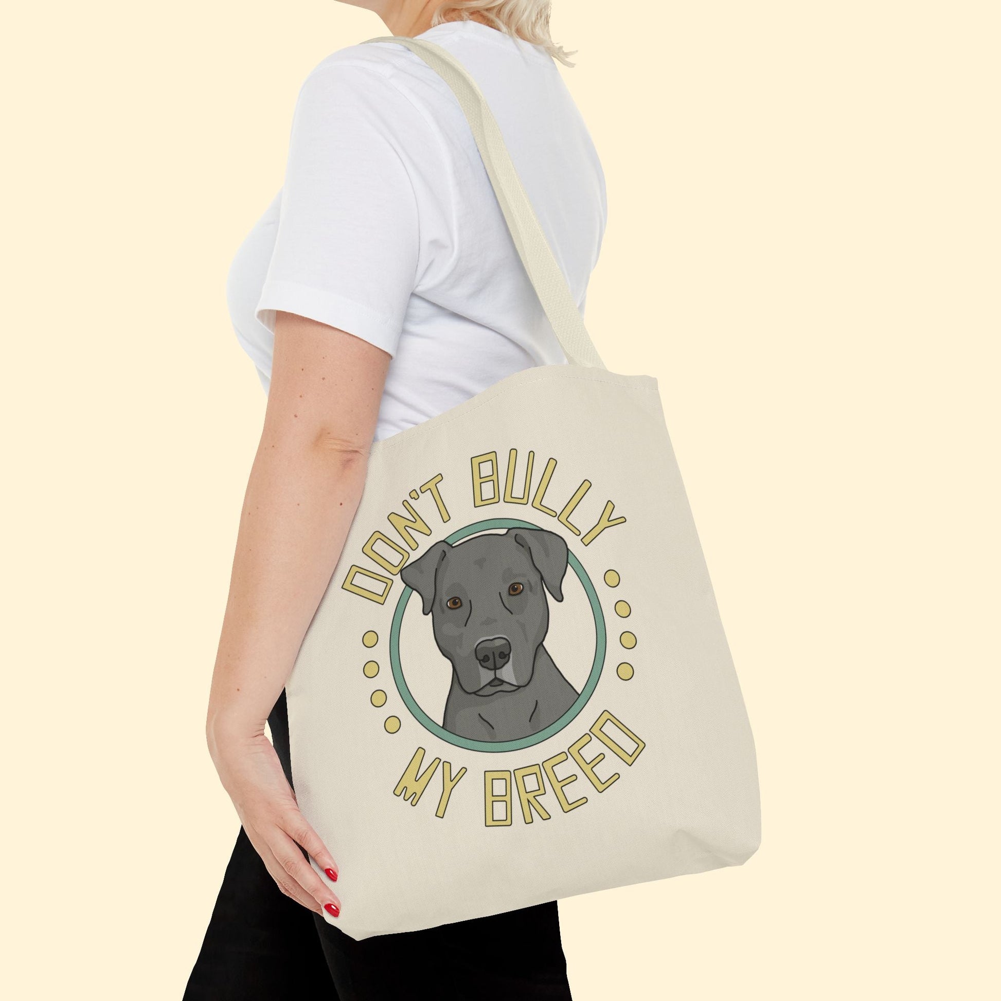 Don't Bully My Breed | Floppy Ears | Tote Bag - Detezi Designs - 30845473157958792967