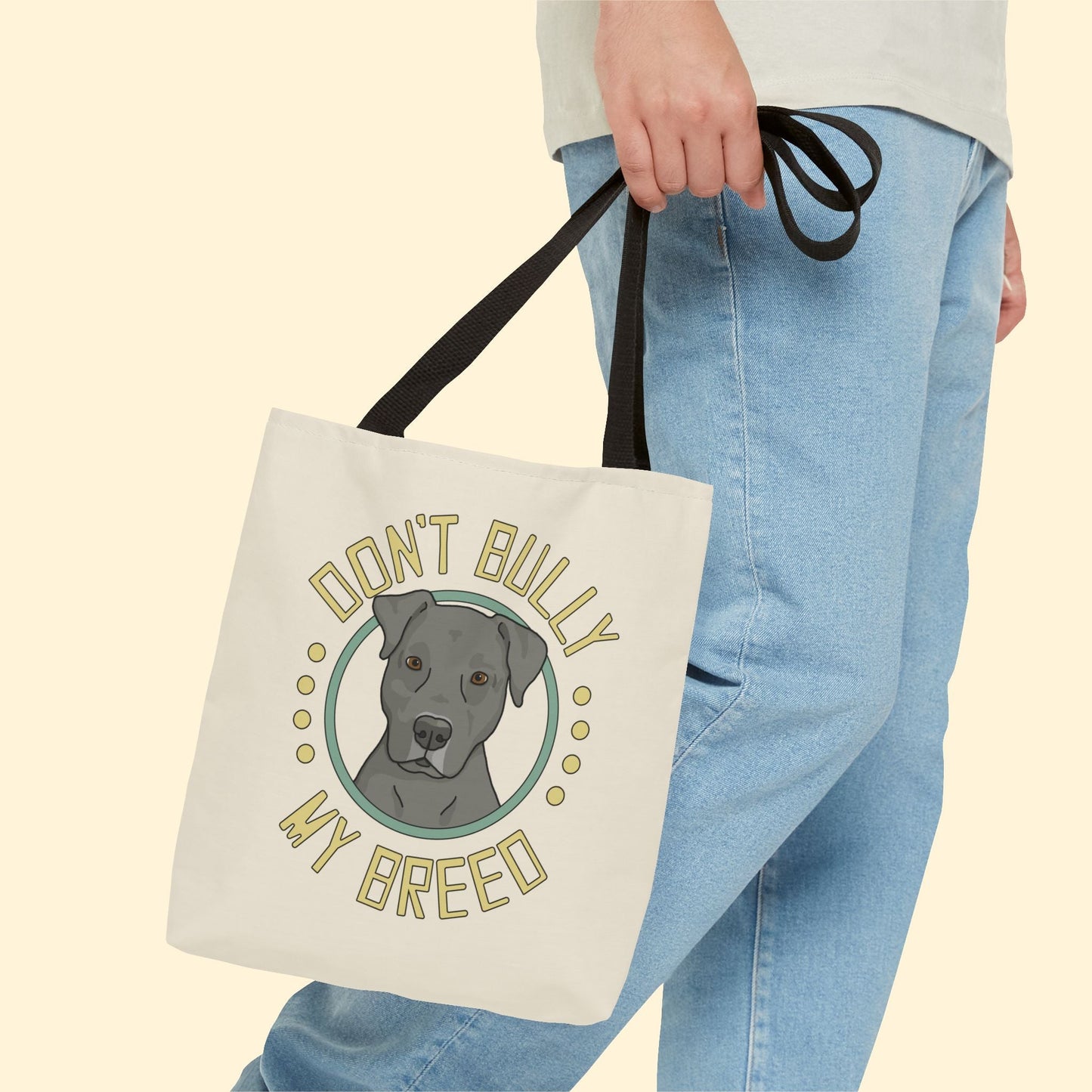 Don't Bully My Breed | Floppy Ears | Tote Bag - Detezi Designs - 31439725603389371683