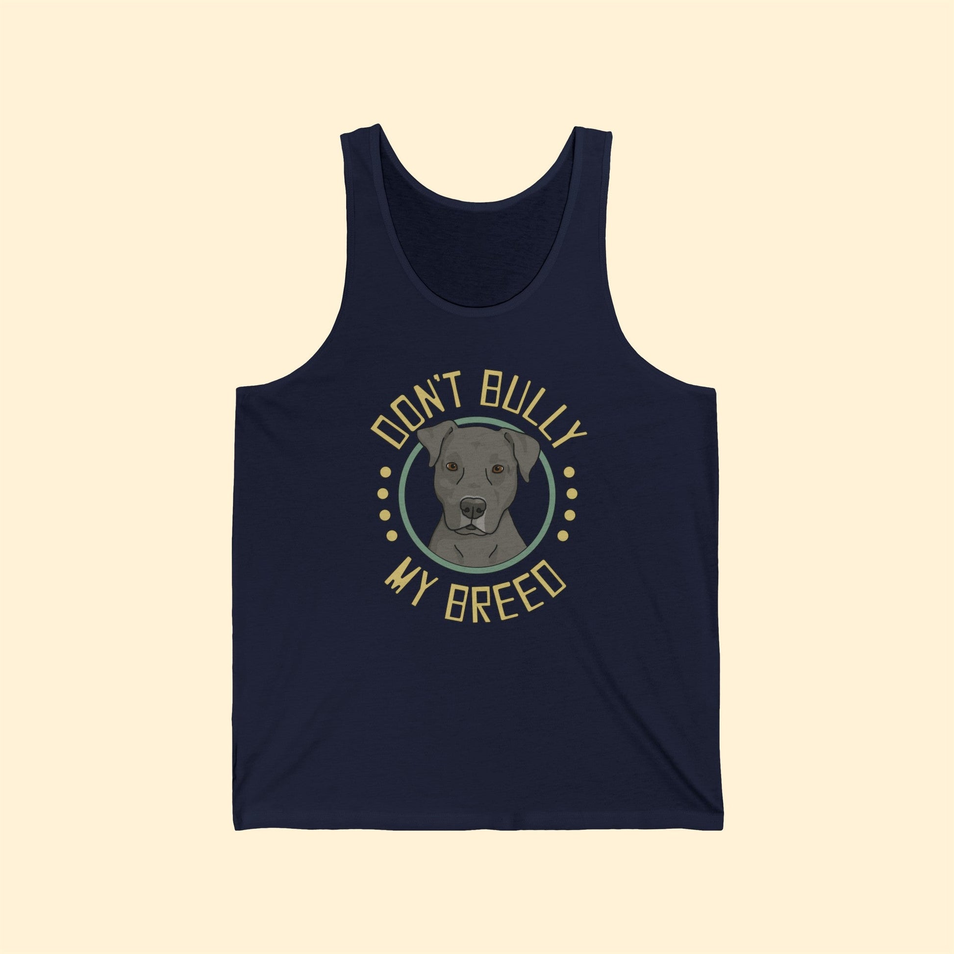 Don't Bully My Breed - Floppy Ears | Unisex Tank - Detezi Designs-17166032847106871217