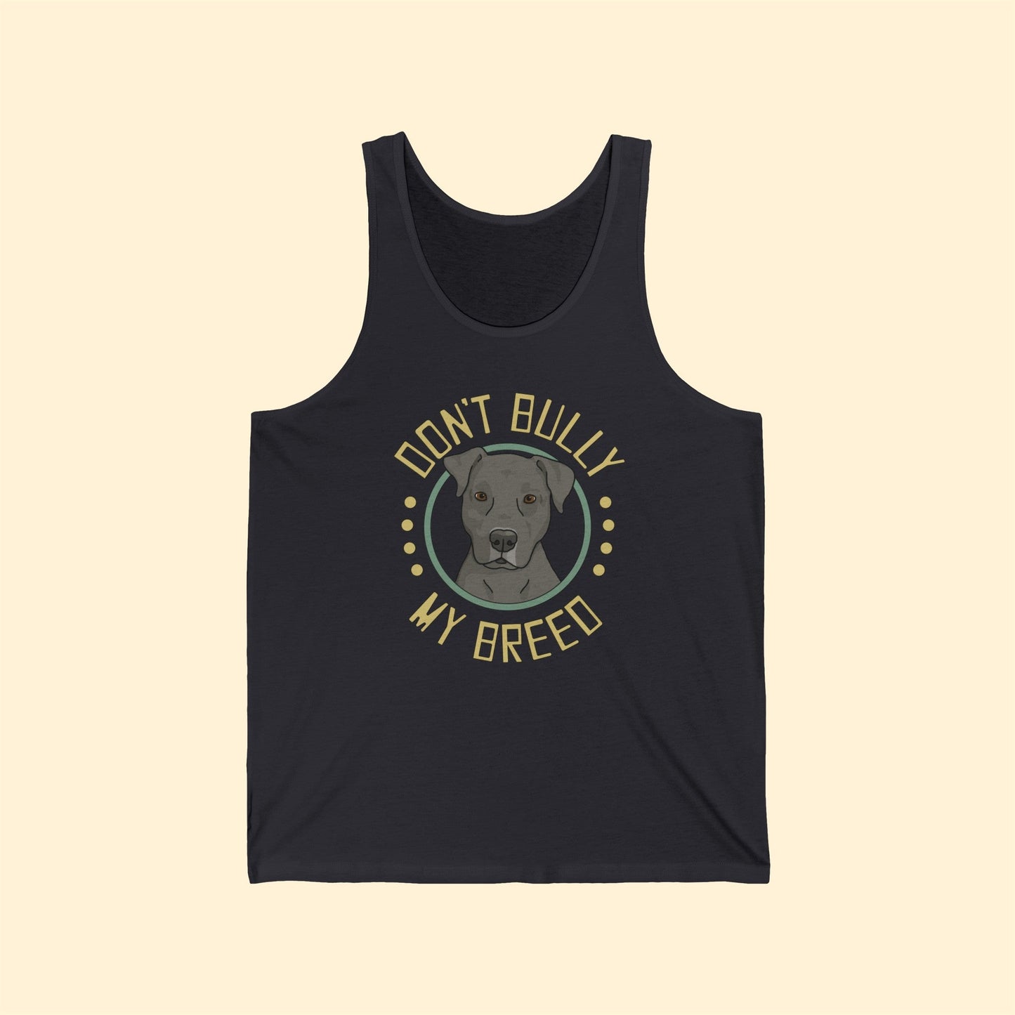 Don't Bully My Breed - Floppy Ears | Unisex Tank - Detezi Designs-92011491487155904474