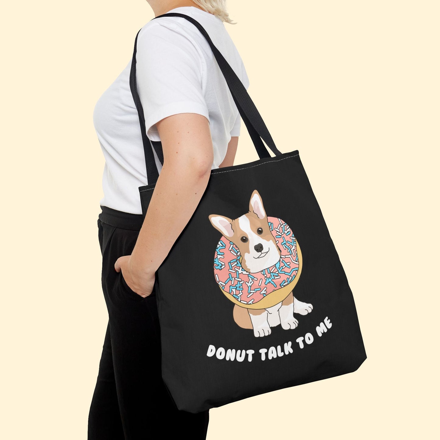 Donut Talk To Me | Tote Bag - Detezi Designs - 15329695826960076786