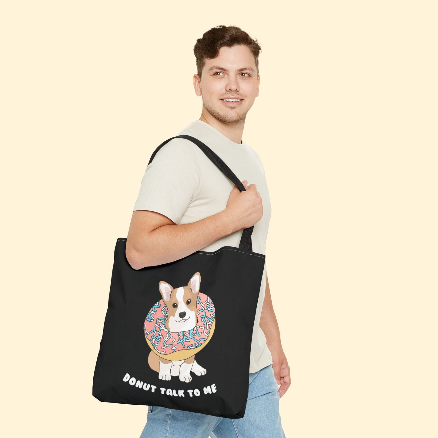 Donut Talk To Me | Tote Bag - Detezi Designs - 15329695826960076786