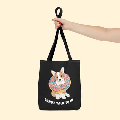 Donut Talk To Me | Tote Bag - Detezi Designs - 15329695826960076786