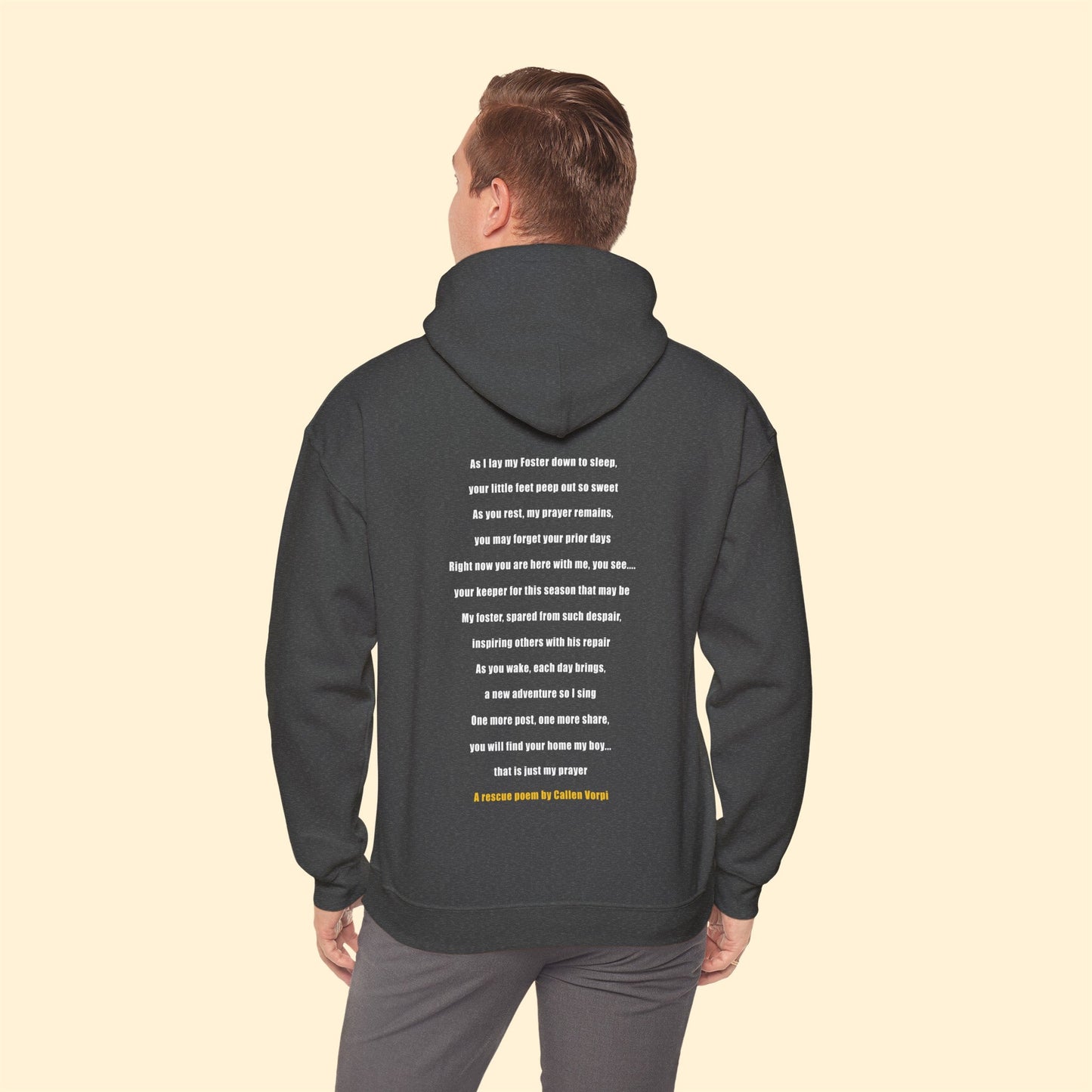 Drifter | 2-Sided Print | FUNDRAISER for D5 Animal Alliance Detroit | Hooded Sweatshirt - Detezi Designs-84319656425030135711