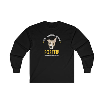 Drifter | 2-Sided Print | FUNDRAISER for D5 Animal Alliance Detroit | Long Sleeve Tee - Detezi Designs-26954061574743105624