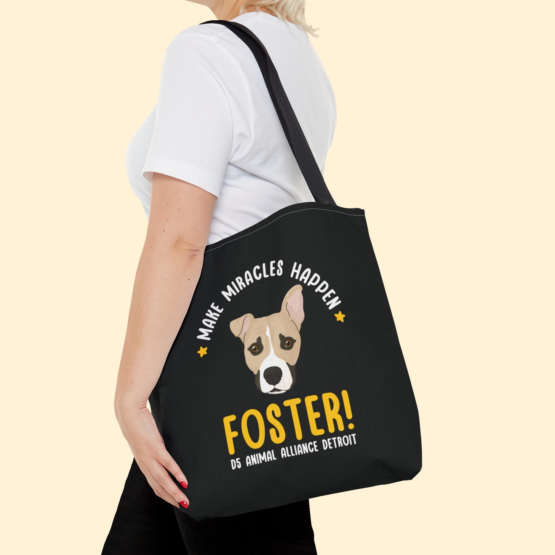 Drifter | 2-Sided Print | FUNDRAISER for D5 Animal Alliance Detroit | Tote Bag - Detezi Designs-23590483602048047864