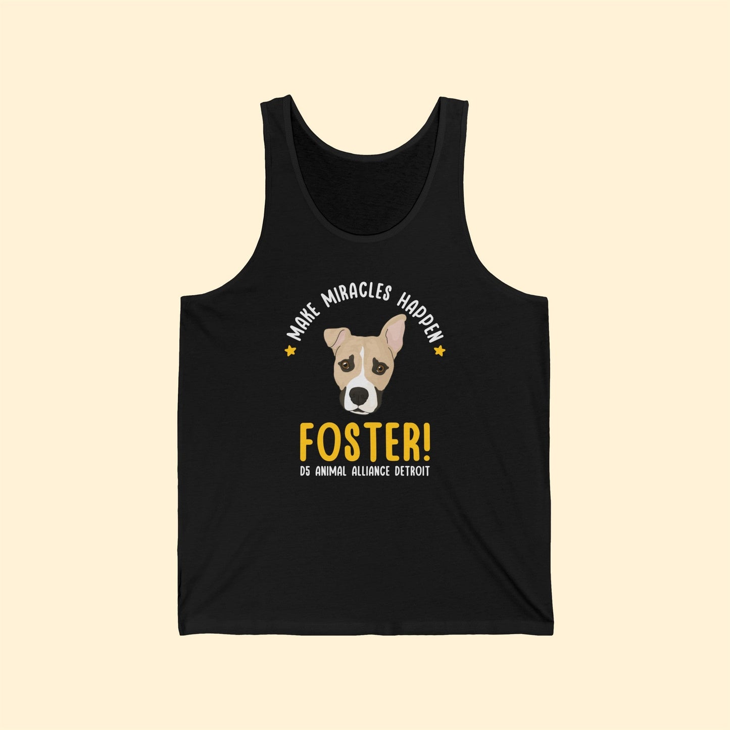 Drifter | 2-Sided Print | FUNDRAISER for D5 Animal Alliance Detroit | Unisex Jersey Tank - Detezi Designs-17172280297891634480