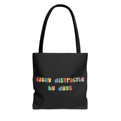 Easily Distracted by Dogs | Tote Bag - Detezi Designs-24892960574588248672